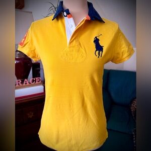 Polo by Ralph Lauren Big Pony Yellow Short Sleeve Tee